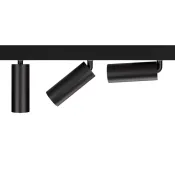 Магнитный трековый светильник  9W Белый дневной MAG-SPOT-25-R90 30deg  24V на магнитный шинопровод черный 046300 DALI