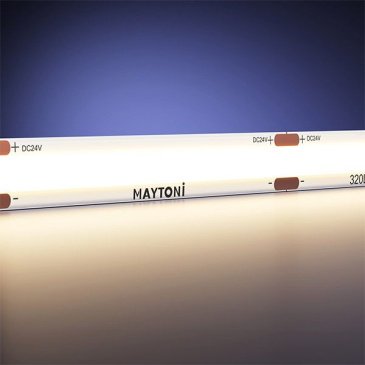 Светодиодная лента Белый теплый COB 24V  8W/m 320Led/метр 201071 Ultra 3000K