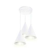 Подвесной светильник без лампы 14-43 3x40W E14 &quot;Ляфамий&quot; конус белый