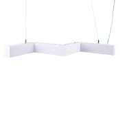 светильник  30W Белый дневной UL-00013518 ULO-K19A 30W-4000K-Z30-120 WHITE 220V IP40 линейный зигзагообразный подвесной белый