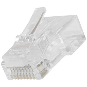ТФ Штекер 8p8c (RJ-45) cквозной UTP CAT 6a