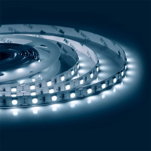 Светодиодная лента Белый 5050 12V 14.4W/m 60Led/метр 00-15 Стандарт 10мм IP20 Светодиодная лента Белый 5050 12V 14.4W/m 60Led/метр 00-15 Стандарт 10мм IP20