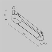 Трековый светильник 10W Белый теплый TR196-3-10W2.7K-B(N) Базис / Basis Trinity IP20 чёрный