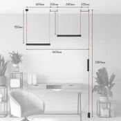 Готовый набор ременной трековой системы DENKIRS  60W Белый дневной Belty DK55SET18-01-BR подвесной коричневый