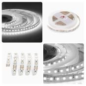 Светодиодная лента Белый дневной 2835 24V 16W/m 120Led/метр 00-342 Стандарт 10мм IP20 Светодиодная лента Белый дневной 2835 24V 16W/m 120Led/метр 00-342 Стандарт 10мм IP20