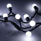 гирлянда фигурная  7W Белый 025583 ARD-BALL-CLASSIC-D17.5-10000-BLACK-100LED 230V IP65