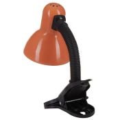 светильник настольный без лампы TLI-202  E27 02153 на прищепке оранжевый