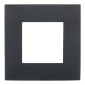 Рамка пластик 1 пост IEK SKANDY SK-M12-K53 SK-F01G графит
