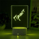 светильник-ночник RGB с маркером "Записка" 9,5х12,5х16 см, USB/3хAA