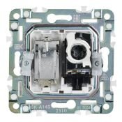 Розетка встраиваемая комбинированная IEK SKANDY SK-AK20-1-K23 SK-A14S TV+RJ45 кат.5E серебряный