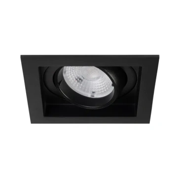 Встраиваемый светильник  12W Белый дневной 057962 MS-VORTEX-BUILT-S90x90 (BK-BK, 40 deg, 230V) IP20 поворотный прямоугольный черный