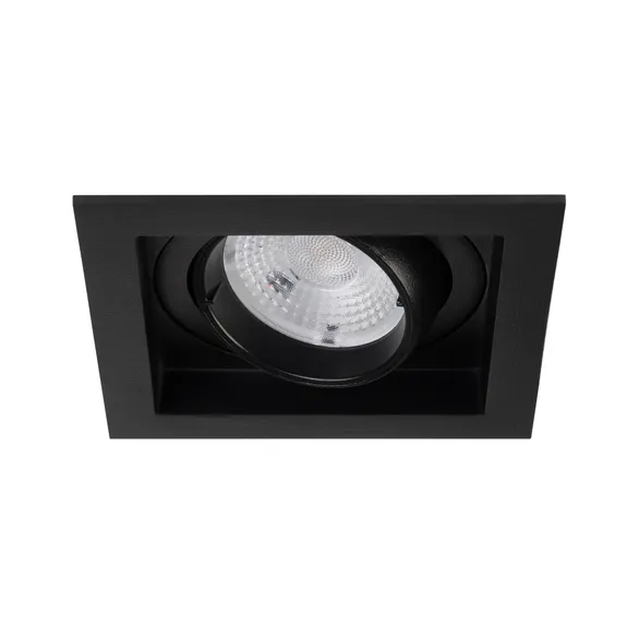 Встраиваемый светильник  12W Белый дневной 057962 MS-VORTEX-BUILT-S90x90 (BK-BK, 40 deg, 230V) IP20 поворотный прямоугольный черный