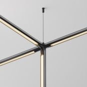 Х-образный вертикальный коннектор для системы Shelf без ввода питания CA019L4C-B чёрный