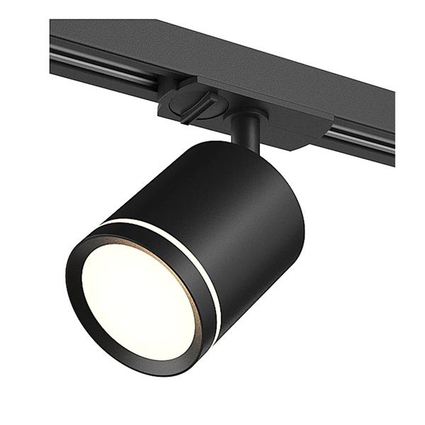 Трековый светильник   5W Белый дневной SOLID RIBE DK6400-BK IP20 на шинопровод черный