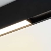 Магнитный трековый светильник  6W Белый теплый MAG-FLAT-45-L205 100deg  24V на магнитный шинопровод черный 026946