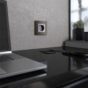 Рамка пластик 1 поста WERKEL SLAB W0012963 бронза софт