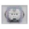 Штепсельная розетка встраиваемая двойная IEK SKANDY 16А SK-R24-16-K03-F SK-R07Gr с з/к с з/ш в сборе серый