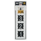 Рамка стеклянная 4 поста IEK BRITE BR-M42-G-31-K01 РУ-4-2-Бр белый матовый