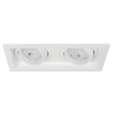 Встраиваемый светильник  24W Белый теплый 057760 MS-VORTEX-BUILT-S170x90-2x12W (WH-WH, 20 deg, 230V) IP20 поворотный прямоугольный белый