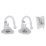 Подставка пластиковая для светильника UL-00010109 UFP-M01R-150 WHITE POLYBAG SET2 на присоске