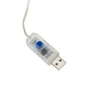 гирлянда ЗАНАВЕС RGB &quot;Светодиодный дождь из росы&quot; 315-987 , USB + пульт управления 3х3 м