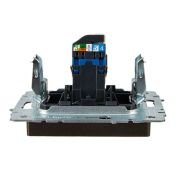 Розетка компьютерная RJ45 кат.6 РК11-БрТБ бронза BR-K10-2-K45 BRITE IEK