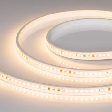 Светодиодная лента Белый теплый 2835 220V 15W/m 120Led/метр герм 054701 ARL-PV-A120-15mm 2700K IP65 50m