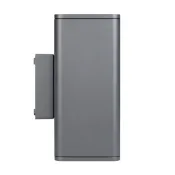светильник  12W Белый дневной 046194 LGD-EVO-WALL-TWIN-S100x100-2x12W 44deg 220V IP54 прямоугольный накладной серый
