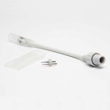 Соединитель для гирлянд ALEDUS DA-2-S-DL-W нить-дюралайт, белый, 2Pin