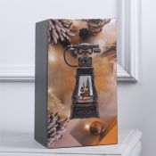фигурка  светодиодная  «Телефон с Дедом Морозом», 13х26х11 см, пластик, USB, батарейки ААх3, свечение тёплое белое