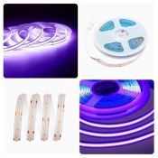 Светодиодная лента Фиолетовый COB 24V 14W/m 512Led/метр 00-365 PRO 10мм IP20