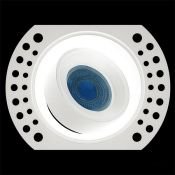 Встраиваемый светильник без лампы HOKASU FocusSpin Edgeless (MR16/GU10) - White круглый белый Встраиваемый светильник без лампы HOKASU FocusSpin Edgeless (MR16/GU10) - White круглый белый