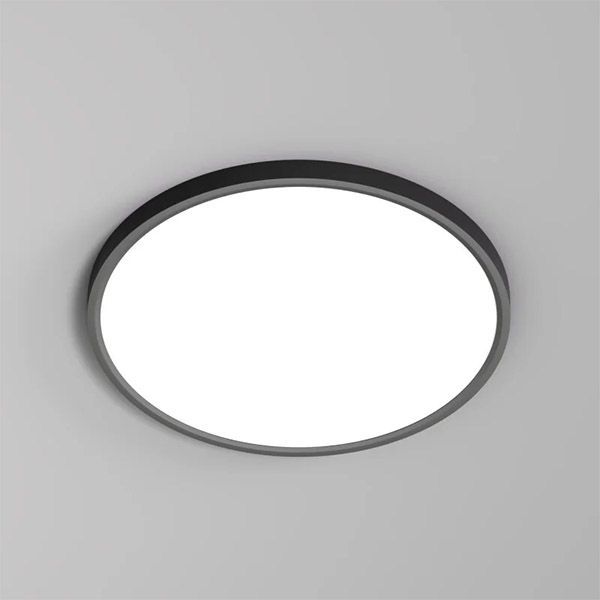 Накладной светильник  36W Белый -MIX DENKIRS THIN DK6522-BK 230V круглый черный