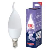 светодиодная лампа свеча на ветру Белый 11W UL-00010991 LED-CW37-11W-6500K-E14-FR-NR Norma Volpe