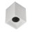 Накладной светильник без лампы IEK LIGHTING 4112 LT-UPB0-4112-GU10-1-K01 GU10 прямоугольный белый