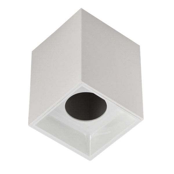 Накладной светильник без лампы IEK LIGHTING 4112 LT-UPB0-4112-GU10-1-K01 GU10 прямоугольный белый