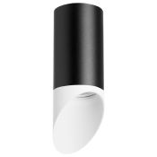 Накладной светильник Lightstar без лампы R43736 RULLO HP16  GU10 цилиндр черный/белый