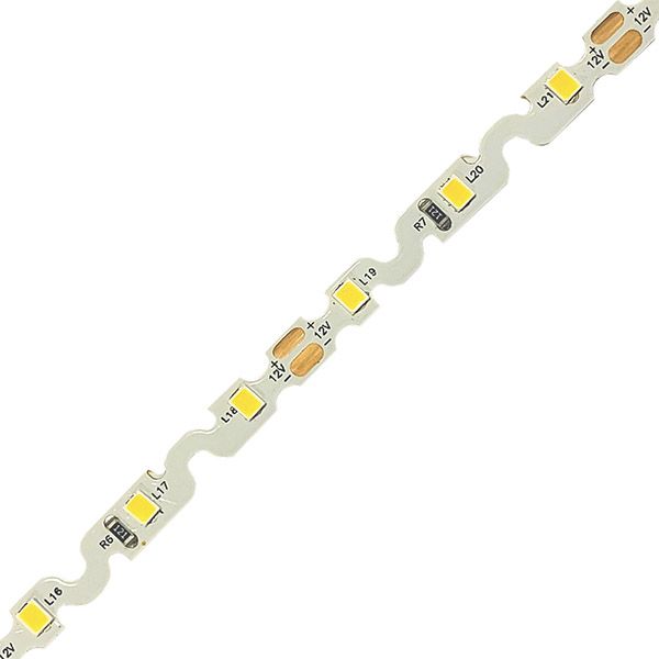 Светодиодная лента змейка Белый дневной 2835 12V  4.8W/m 60Led/метр 00-146 Стандарт 6мм Светодиодная лента змейка Белый дневной 2835 12V  4.8W/m 60Led/метр 00-146 Стандарт 6мм