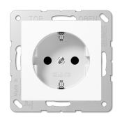 Штепсельная розетка JUNG 16A 250V EP421WW белый ECO PROFI Штепсельная розетка JUNG 16A 250V EP421WW белый ECO PROFI