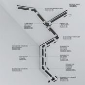Шинопровод однофазный TRX034-423B Exility 3.0м черный  магнитный встраиваемый под  ГКЛ