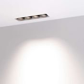 Встраиваемый светильник  10W Белый дневной  032224 MS-ORIENT-BUILT-TRIMLESS-TC-S38x127-10W  220V IP20 прямоугольный под шпаклевку белый с черной вставкой