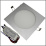 Встраиваемый светильник-панель  10W Белый дневной  012637 LED 104NS-R 104*0.1W 220V IP20 квадратный серый