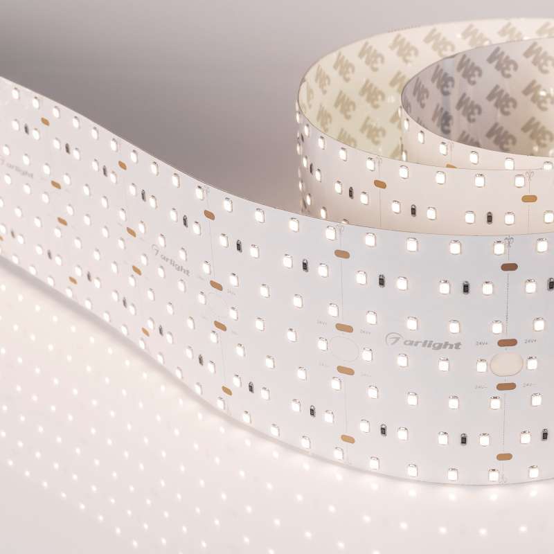 Светодиодная лента Белый дневной 2835 24V 40W/m 560Led/метр 021210(2) S2-A560-85mm 4000K 85mm (2.5м) LUX