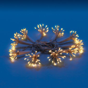 гирлянда   3.6W Белый теплый UL-00008564 ULD-S0250-200-STA WARM WHITE IP44 STARBURST 2.5м