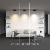 Трековый светильник 12W Белый дневной TR194-1-12W4K-M-B Точки поворотный / Points Rot Levity 4000К чёрный