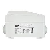 Выключатель одноклавишный EVS13-K01-10-54-DC ФОРС ВСк20-1-0-ФБ белый IP54 IEK