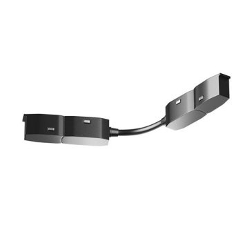 Коннектор питания радиусный TRA034CS-B Exility черный