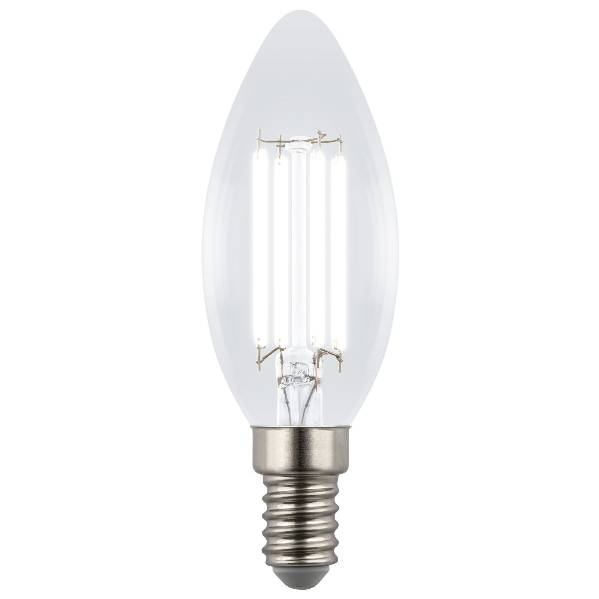светодиодная лампа свеча Белый дневной  4W UL-00011937 LED-C35-4W-4000K-E14-CL GLY01TR Яркая A++