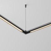 Угловой коннектор для системы Shelf без ввода питания CA014CL-B чёрный