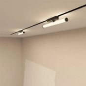 Трековый светильник однофазный  10W Белый дневной SOLID STROM DK6448-BK IP20 на шинопровод черный